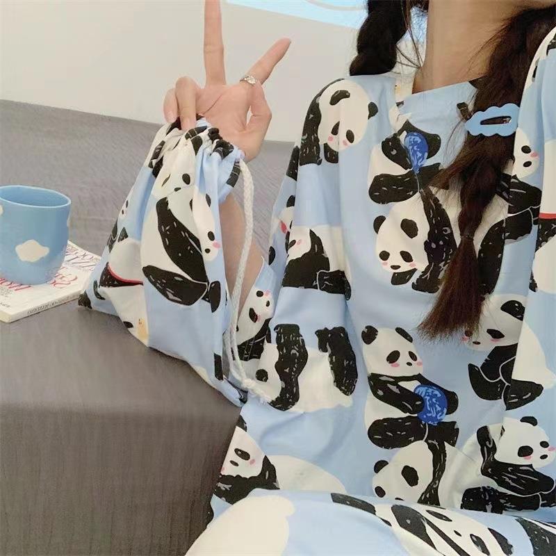 2024 nuevo camisón de verano de las mujeres más tamaño de manga corta de dibujos animados linda chica leche cruda Hu pijamas verano image 41