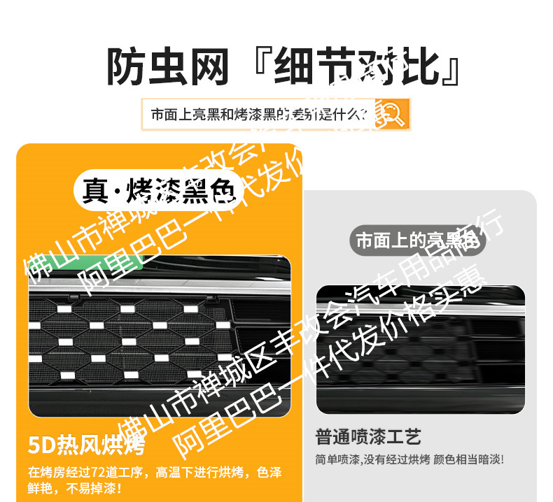 Suitable for Nio Es9 Integrated Welded Car Insect-Proof Net Front Grille Special Modified Decorative Strip Accessories