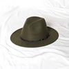 Cloth, belt, woolen buckle, retro cap suitable for men and women, increased thickness