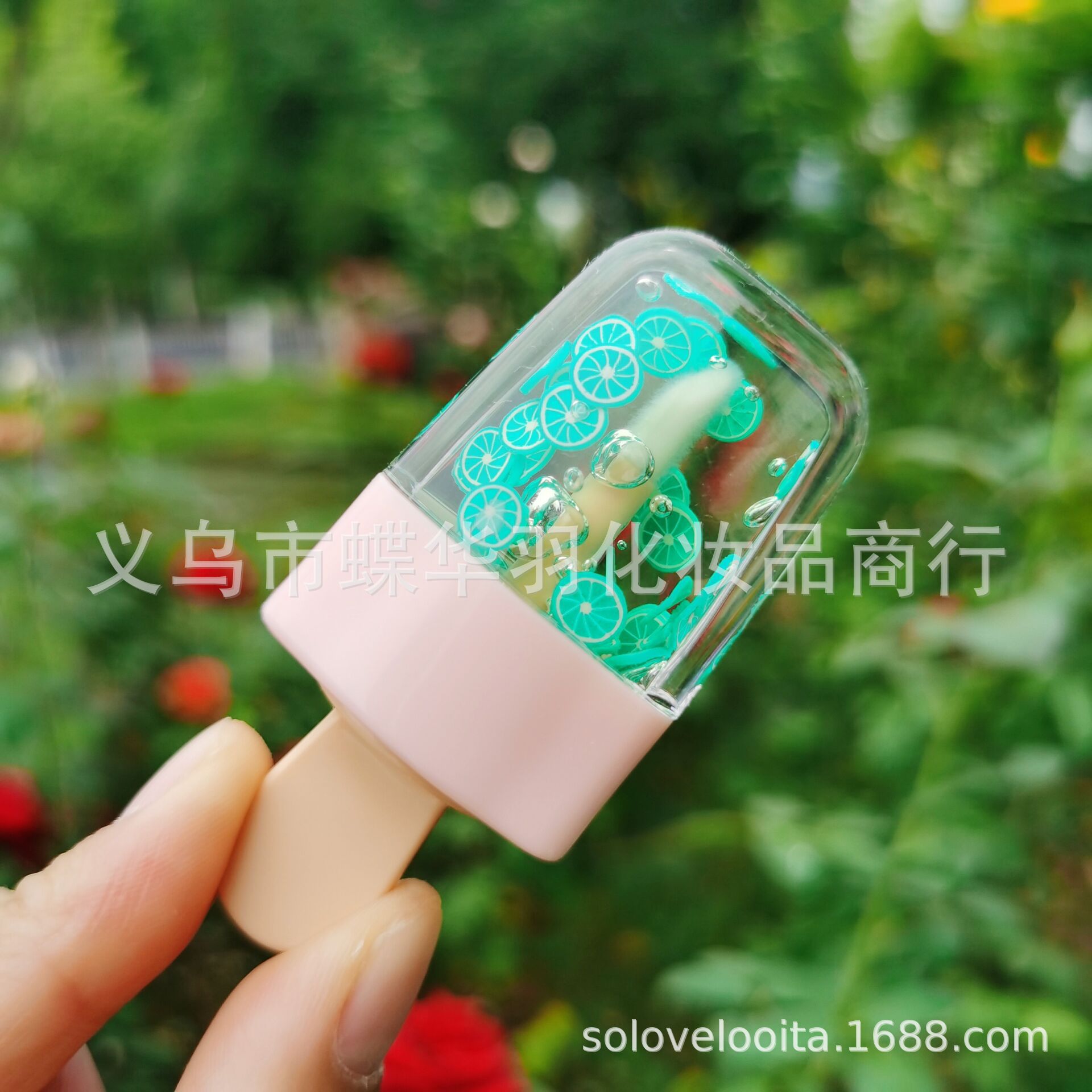 Brillo Labial Transparente con Sabor a Fruta para Niños, Sin Logotipo, Exclusivo para Sitios Web Internacionales, Gran Venta