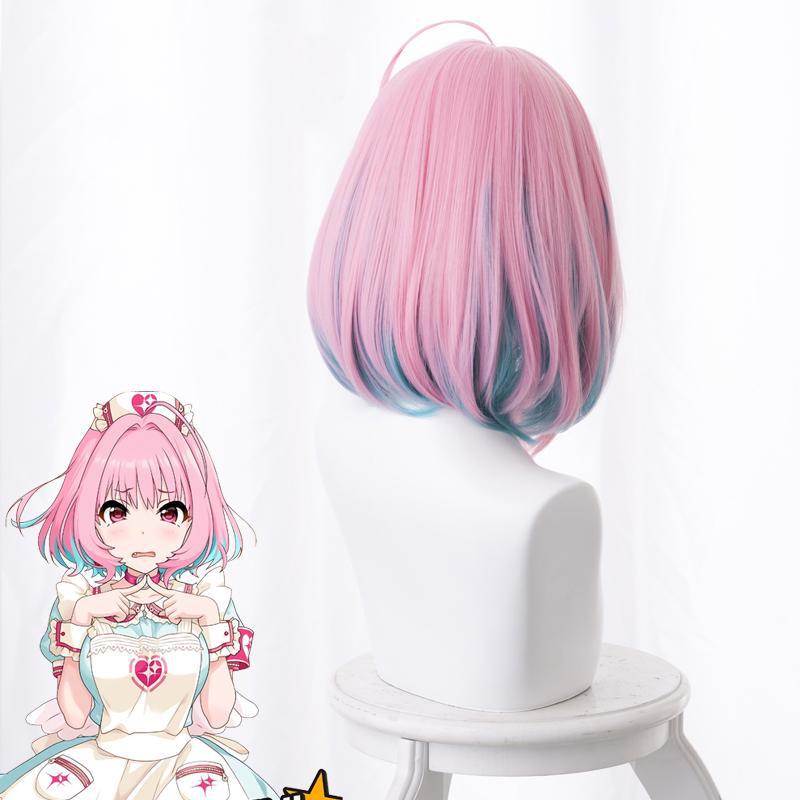 Sintetinis perukas COSPLAY anime personažų modeliavimas rožinė mergina_voghion.com