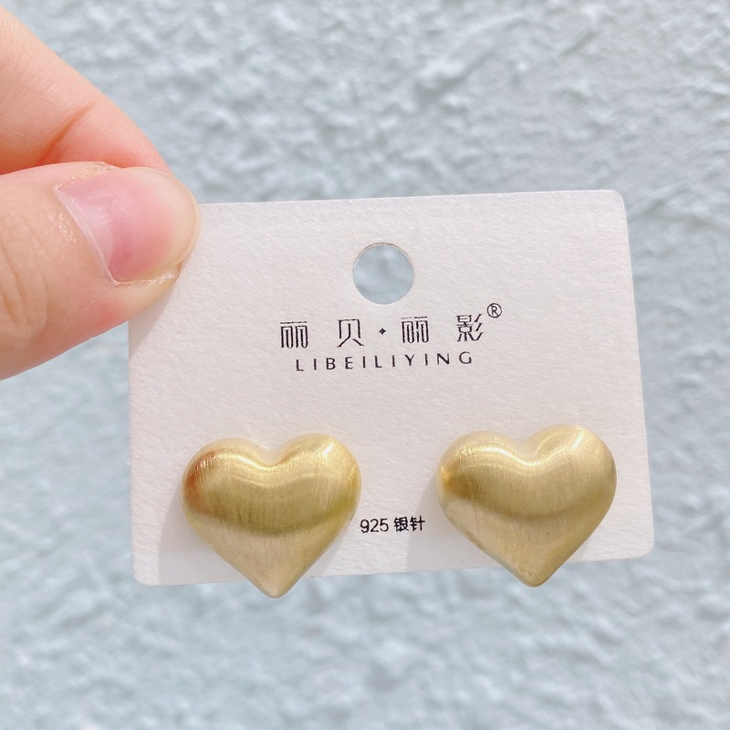 Liyin/Libeliying s925 シルバー針メタル光沢のあるイヤリングライト高級高品質デイリー絶妙な多用途イヤリング|undefined