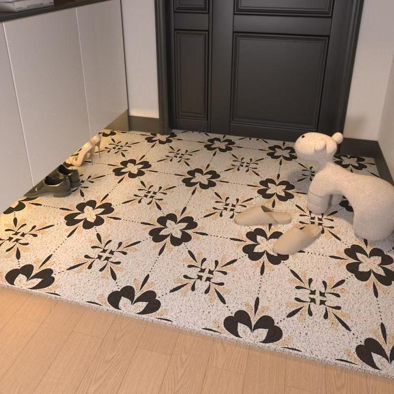 Silk Loop Entrance Door Mat for the Main Entrance, Dirt-Resistant, Dust-Removing, Non-Slip Household Mat, Hallway Mat