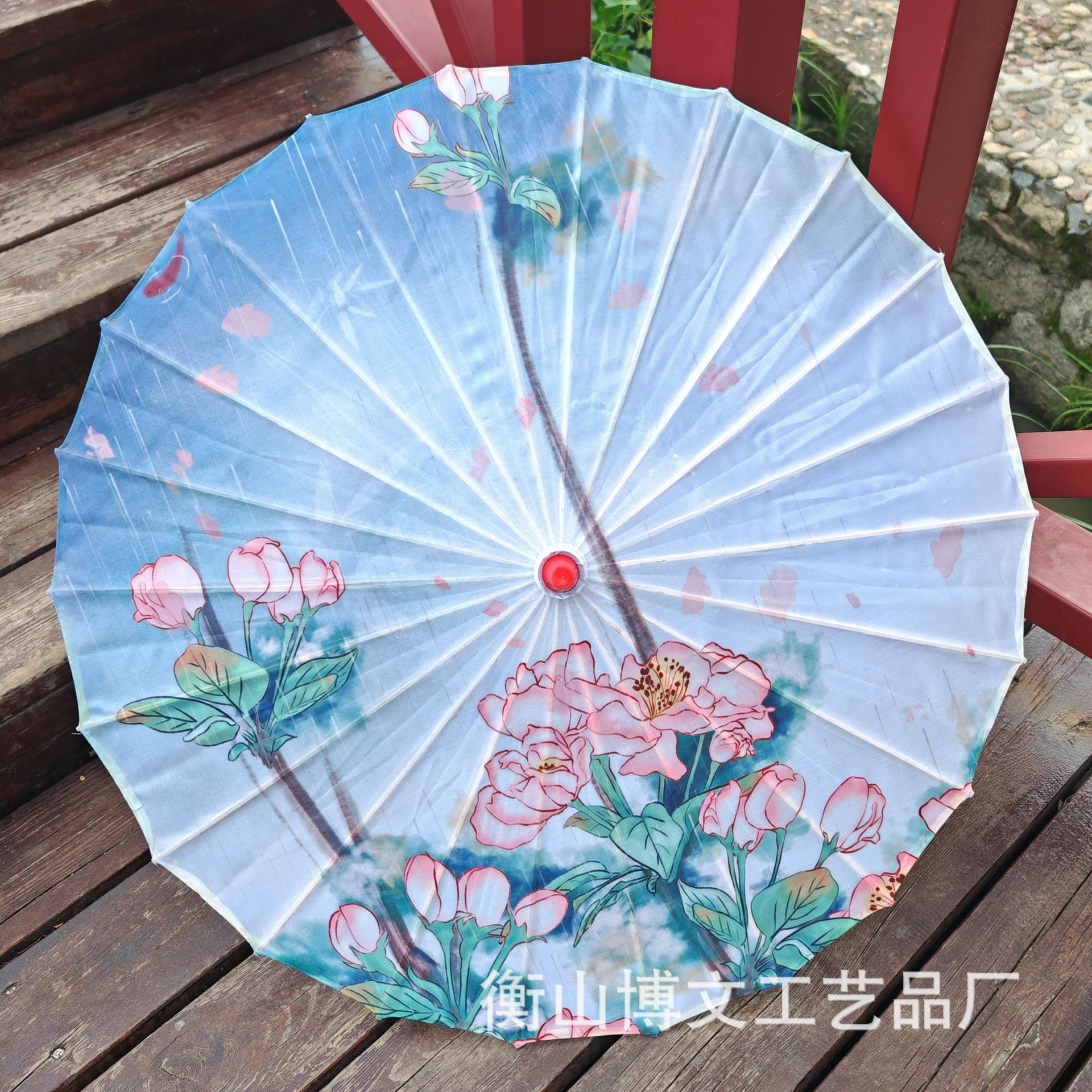 Paraguas de papel de aceite paraguas de baile paraguas antiguo de estilo japonés paraguas de baile cheongsam pasarela decoración de la boda a prueba de lluvia Hanfu paraguas