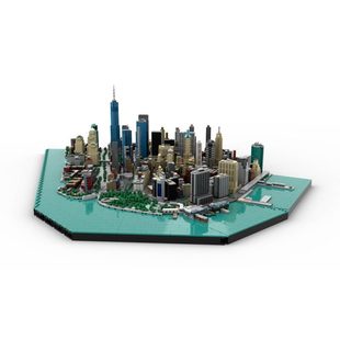 Cross-Border Moc-221106 Manhattan Downtown Financial District Building 10523 Particle Number