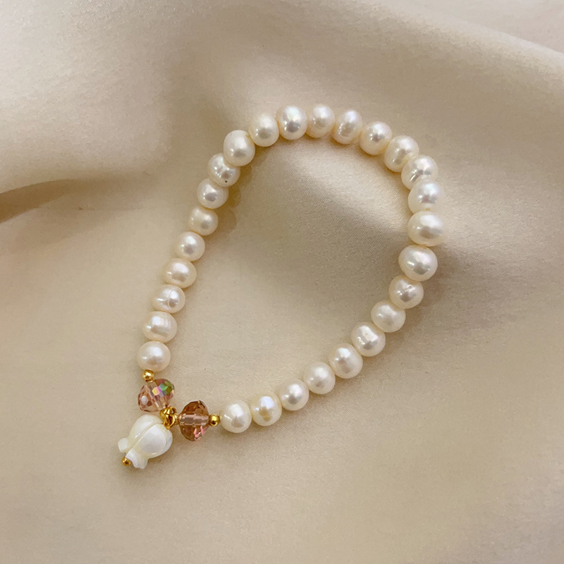 Original Design Flower Pearl Plating Bracelets 1 Piece