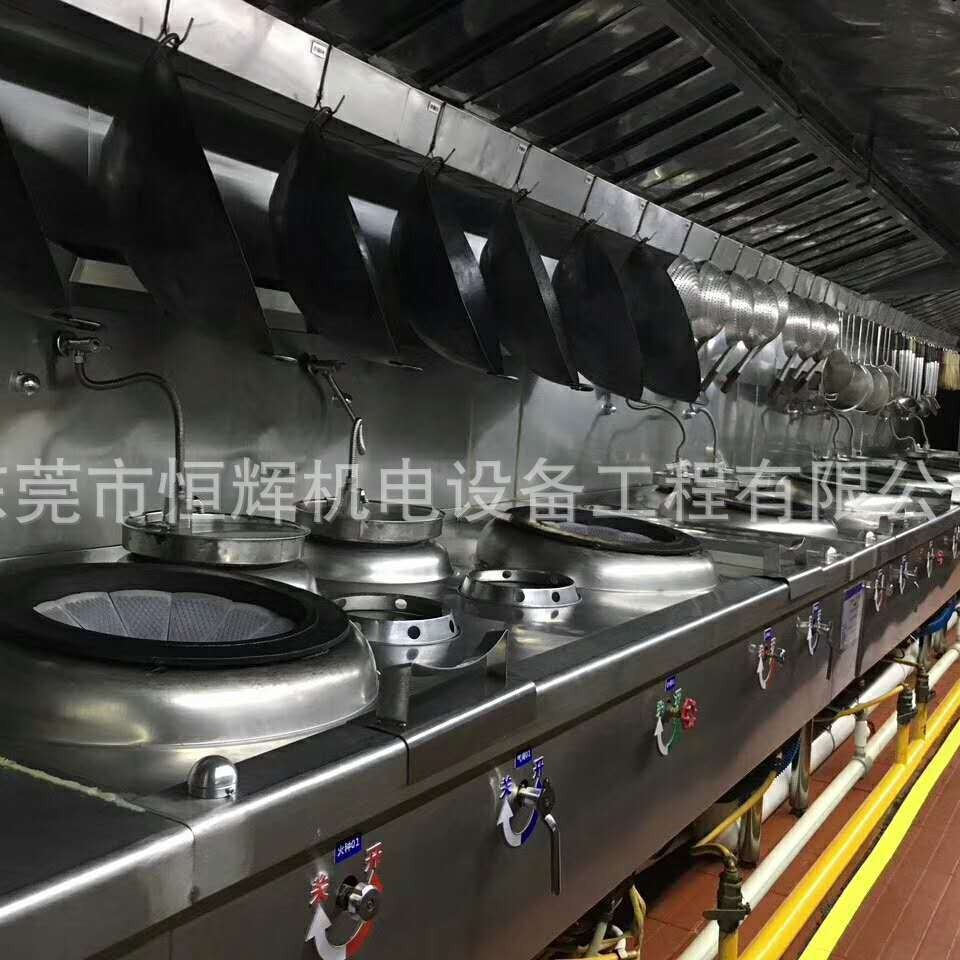 揭阳厨房设备 不锈钢工作台面 酒店厨房工程多功能