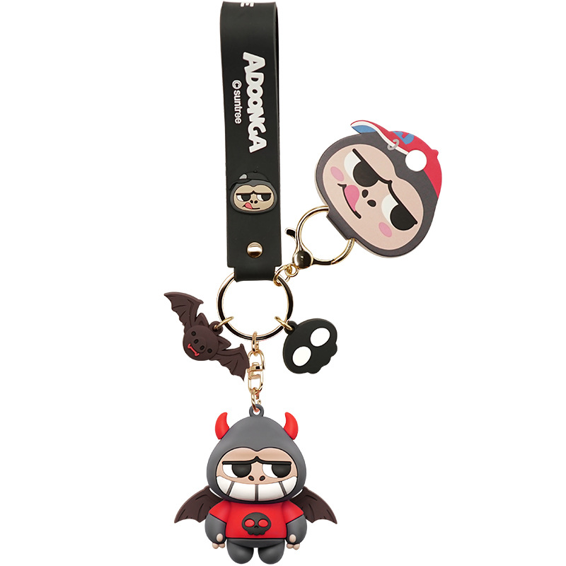 卡通屁屁猩钥匙扣挂件 可爱创意车钥匙挂件男女书包背包挂饰公仔