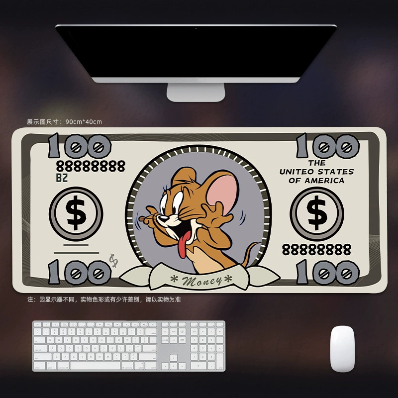 Large Mouse & Keyboard Desk Mat, 300×250–900×400 mm, Thick Anti-Slip Table Pad for Kids