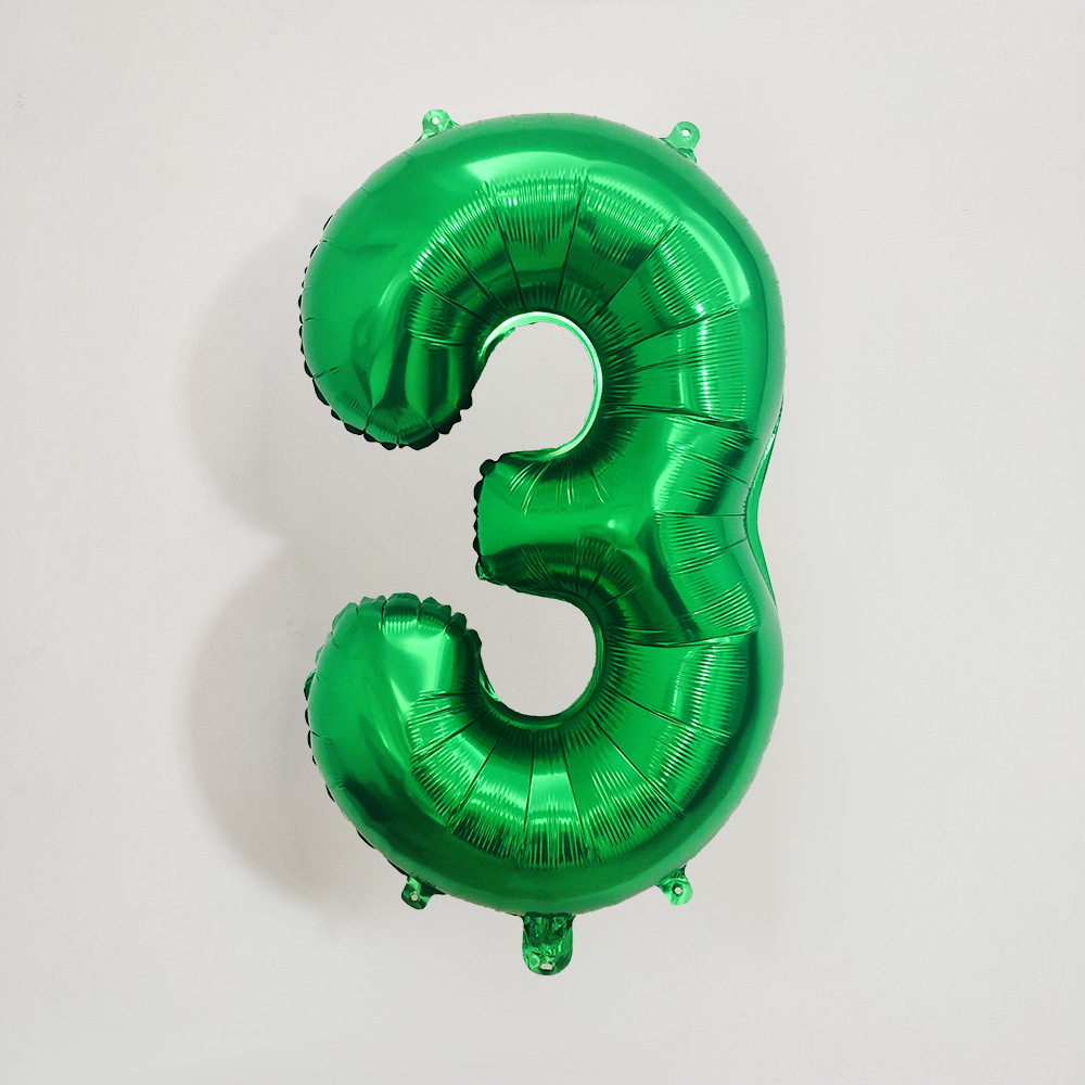 Number Aluminum Film Balloon Party Balloons display picture 5
