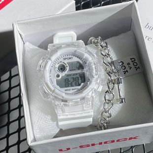 Student Party High School Glacier White Girl Watch Unicorn ins High Color Sports Electronic Watch