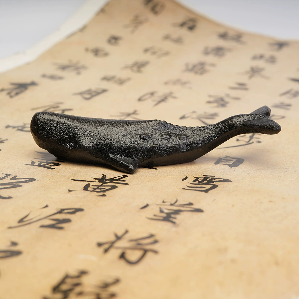 Чугунные животные творческие украшения, бумага, ручка, ручка Wenzhen китовая сова ретро кованого ремесла через границу