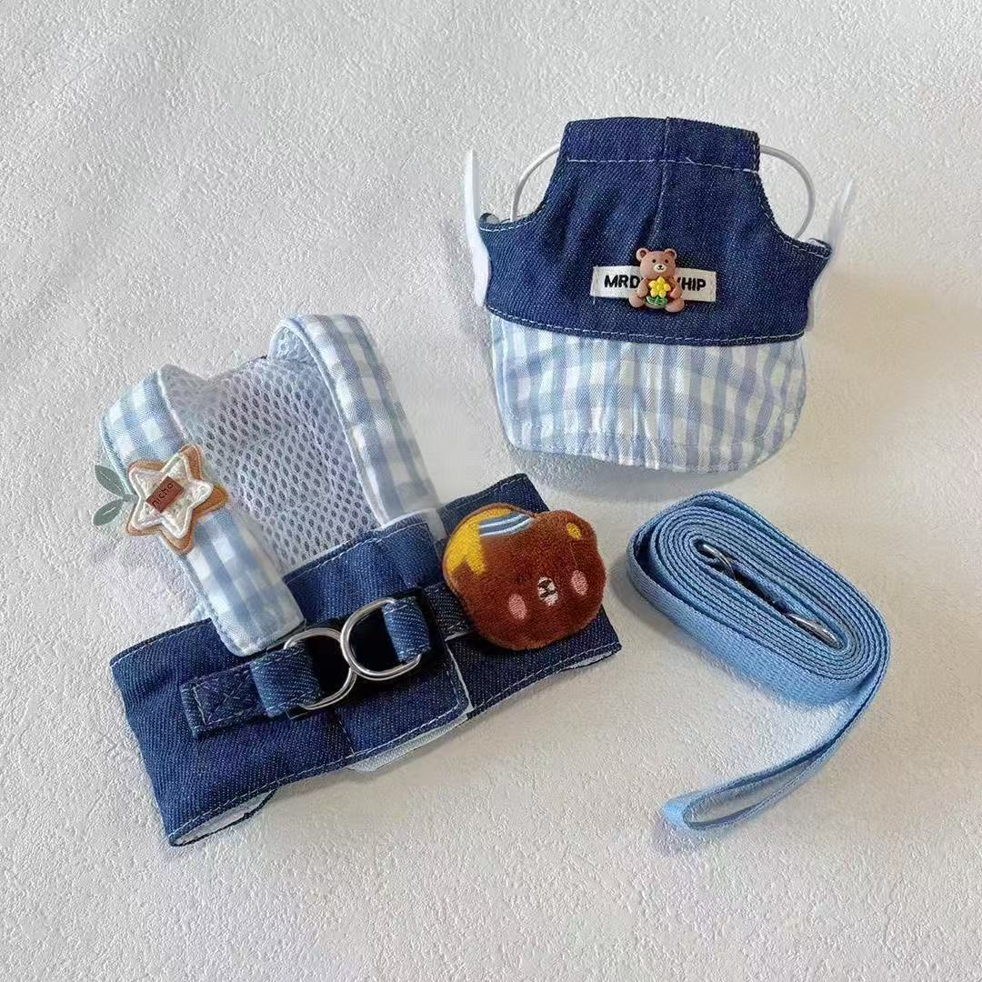 카우보이곰 가슴+로프+모자[3종세트]