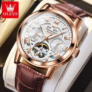 A generation of Oli watches men's wholesale automatic mechanical watches multi-functional waterproof belt men's watches men