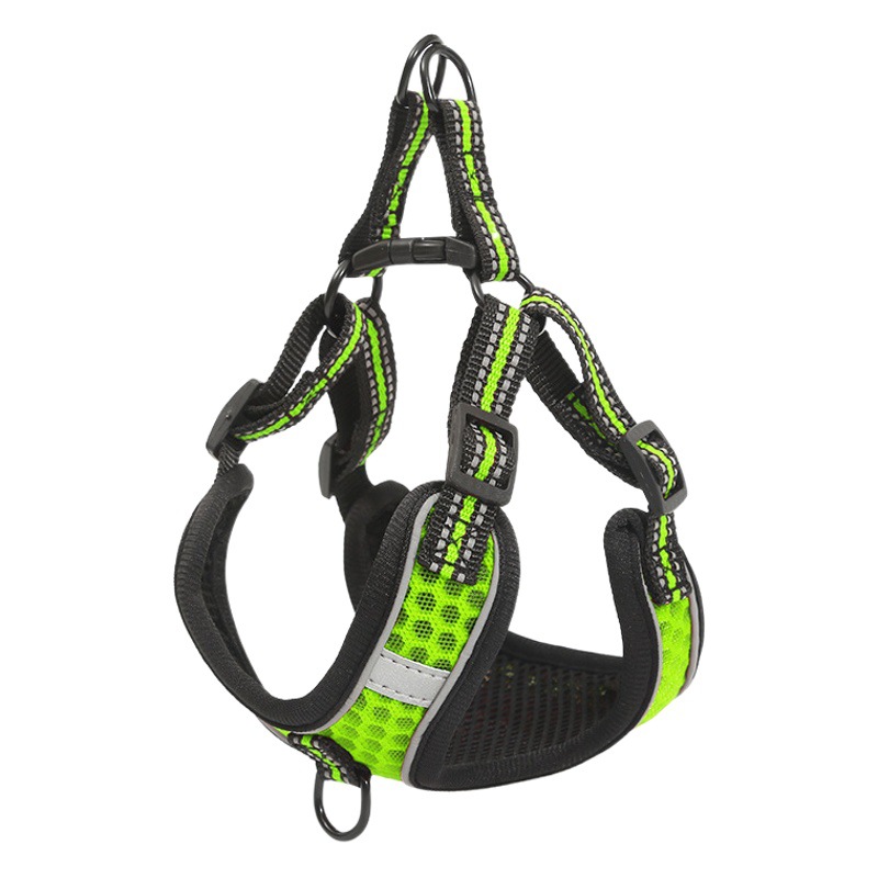 Transfronterizos nuevos suministros para mascotas correa de pecho perro luz pecho espalda transpirable Correa correa de perro cuerda de tracción en stock al por mayor