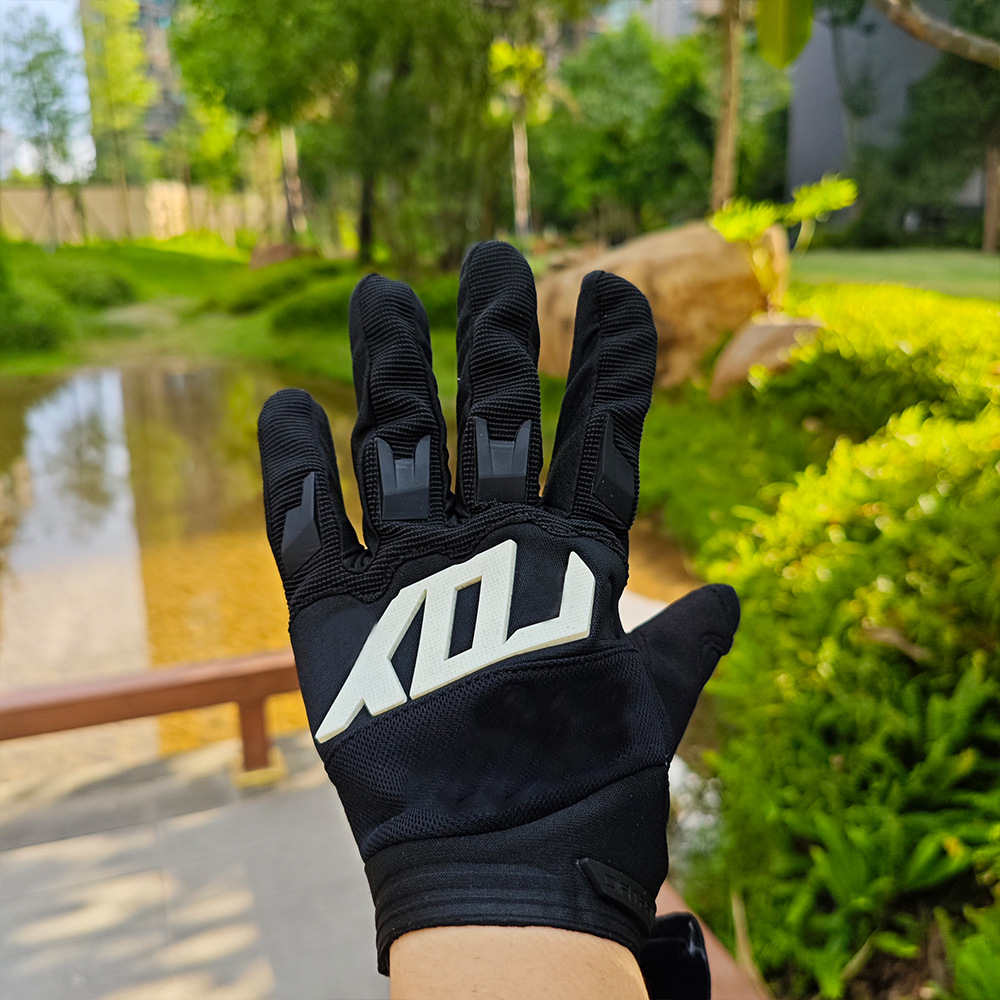 Guantes de motocicleta transpirables resistentes al desgaste antideslizante al aire libre guantes de motocicleta eléctrica de montaña image 2