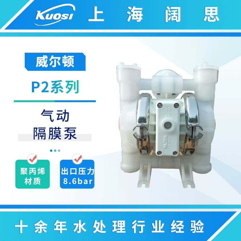 Пневматический мембранный насос Wilden Wilton серии P2, антикоррозийный насос для кислотных и щелочных сточных вод из инженерного пластика/нержавеющей стали