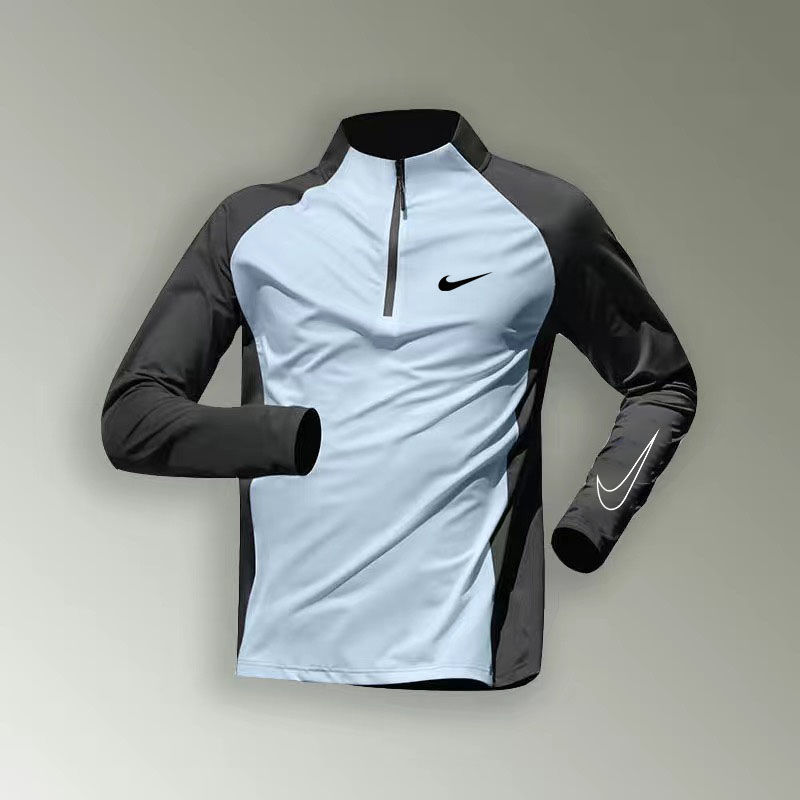 アウトドアスポーツスーツ男性トレーニング服速乾上着半ファスナー長袖ズボン|undefined