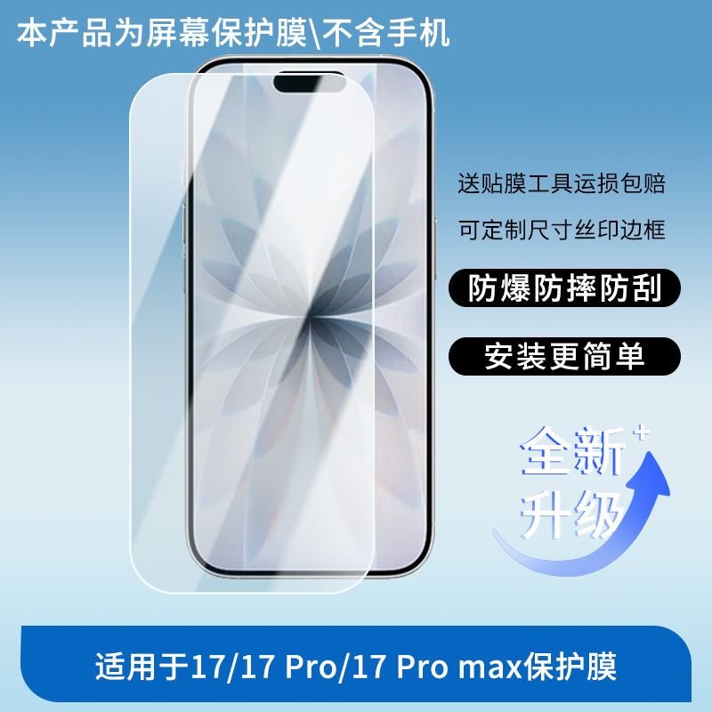 Suitable for Apple 17/Iphone 17 Pro/17 Pro Max Screen Film Frosted Film Explosion-Proof Hd Wholesale