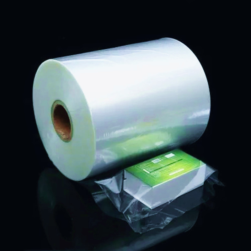 PVC透明热收缩膜化妆品PVC热收缩膜热塑袋透明POF热收缩膜卷材厂