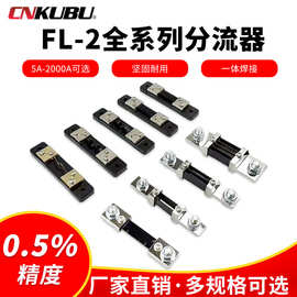 FL-2 直流电流表分流器 75mV 固定式 5A-2000A大电流检测纯铜材质