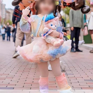 女童毛衣春装渐变色针织衫洋气2026新款中小童女宝宝甜美开衫外套