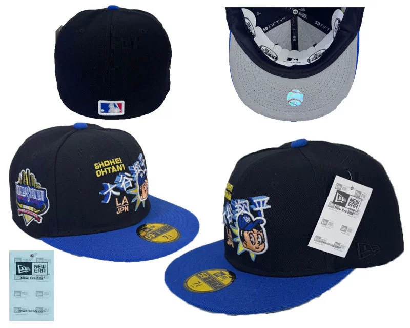 Baseball Cap MLB embroidered, sizes 7–7 5/8 (55.8–60.6 cm), multi-color options