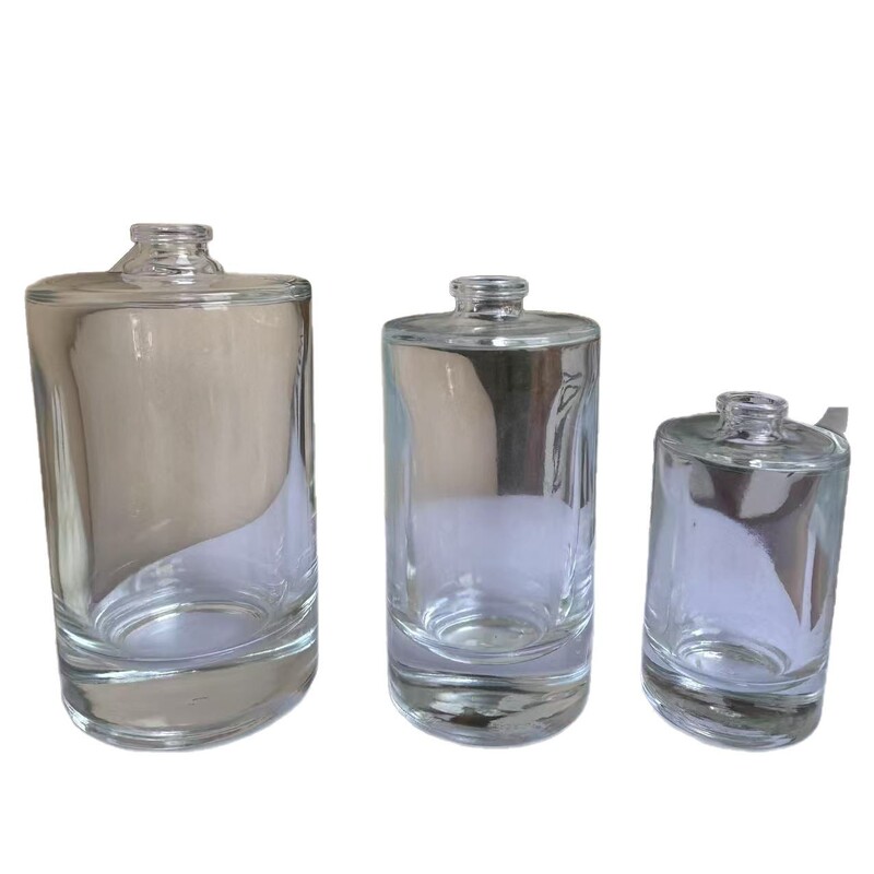 円筒プレススプレーバヨネット香水ボトル 30ml50ml100ml 大容量ハイエンド透明シンプルモダンモデル|undefined