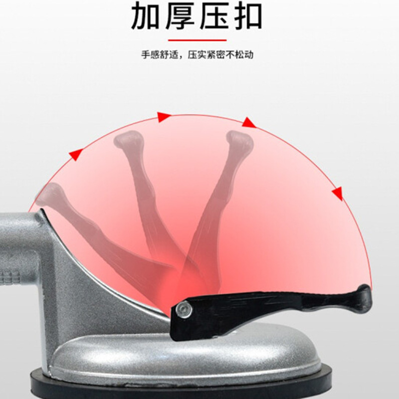 Azulejo de vidrio titular lechón sola garra resistente fuerte succión levantador vacío herramienta de instalación pasta azulejo de piso lechón