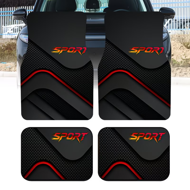 Cross-Border Temu New Hot-Selling American-Style Car Floor Mats, Dirt-Resistant, Wear-Resistant, Easy to Care For, Four-Piece Set, Label Included, Dropshipping Wholesale