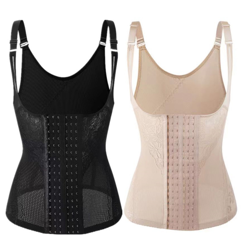 Cross-Border Plus-Size 6-Row Buckle Tummy Control Shapewear for Women, Upper Body Waist and Abdomen Body Shaping, Strong Compression Shapewear Cross-Border Plus-Size 6-Row Buckle Tummy Control Shapewear for Women, Upper Body Waist and Abdomen Body Shaping, Strong Compression Shapewear