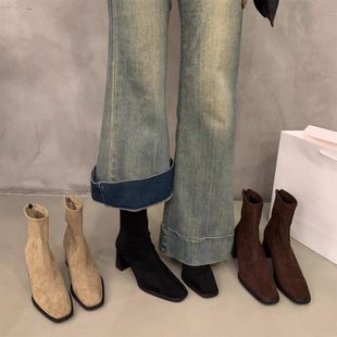 �R����ѥ���^Ь�ﶬ���q��ɫ�ָ����ݼӶ�ѥŮС��ʽ2026ѥ�ӽq��