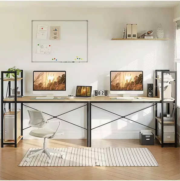 Manufacturer Customized Simple Computer Desk for Home Use, Bedroom, Rental House, Desktop Multi-Purpose Writing and Storage Desk