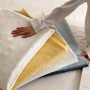 Элитное хлопковое трикотажное антибактериальное летнее одеяло для сна, можно стирать