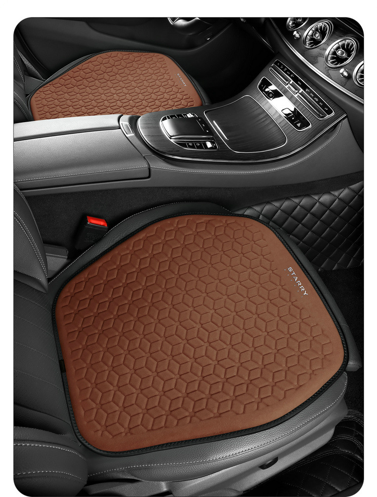 suede car seat cushion four seasons universal silicone car cushion seat cushion gel ice cushion truck seat cushion car summer