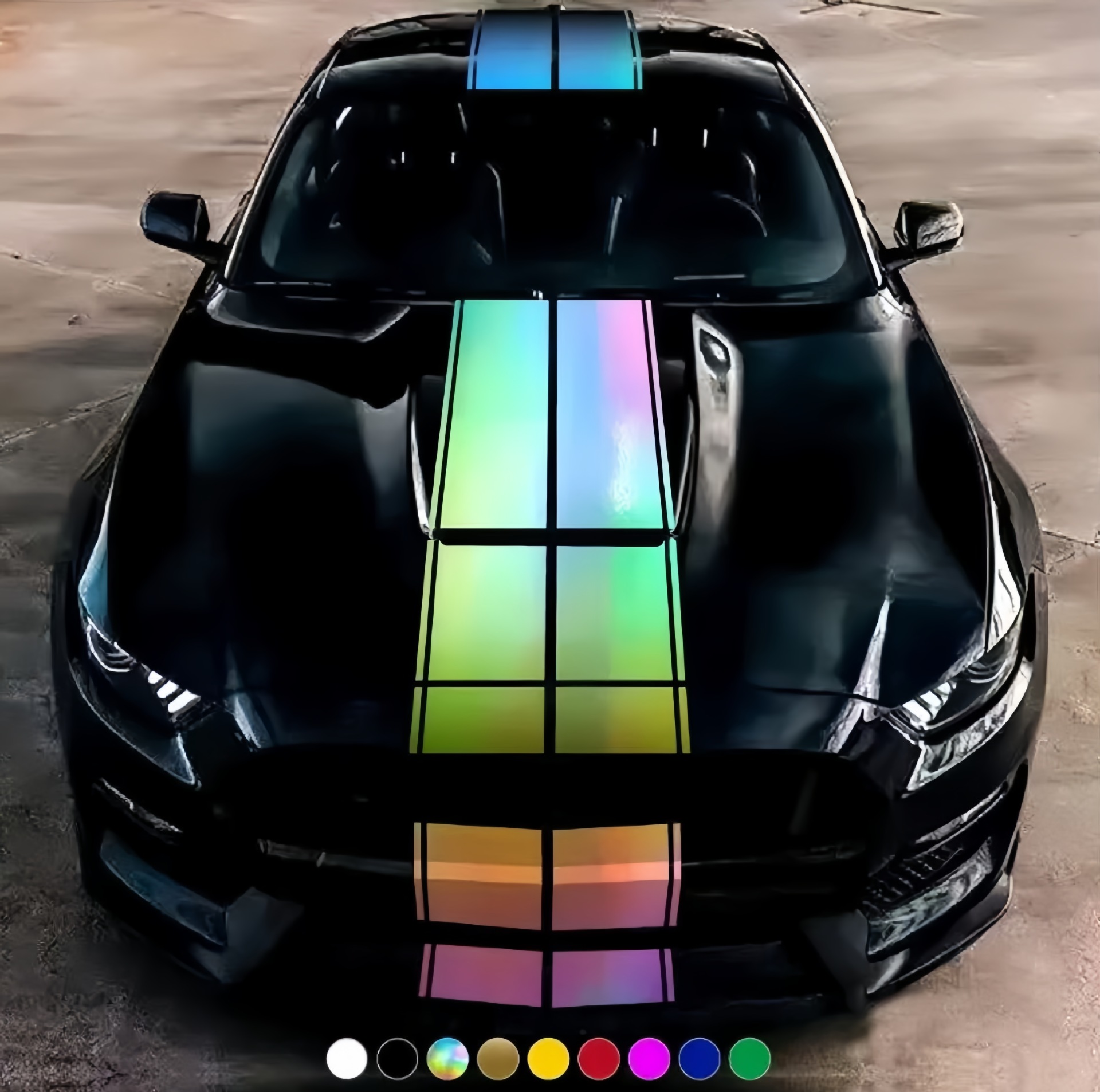 Hot Selling Sticker Full Vehicle Stripe Body Car Engine Hood Modification Decoration Pull Flower Decal_voghion.com