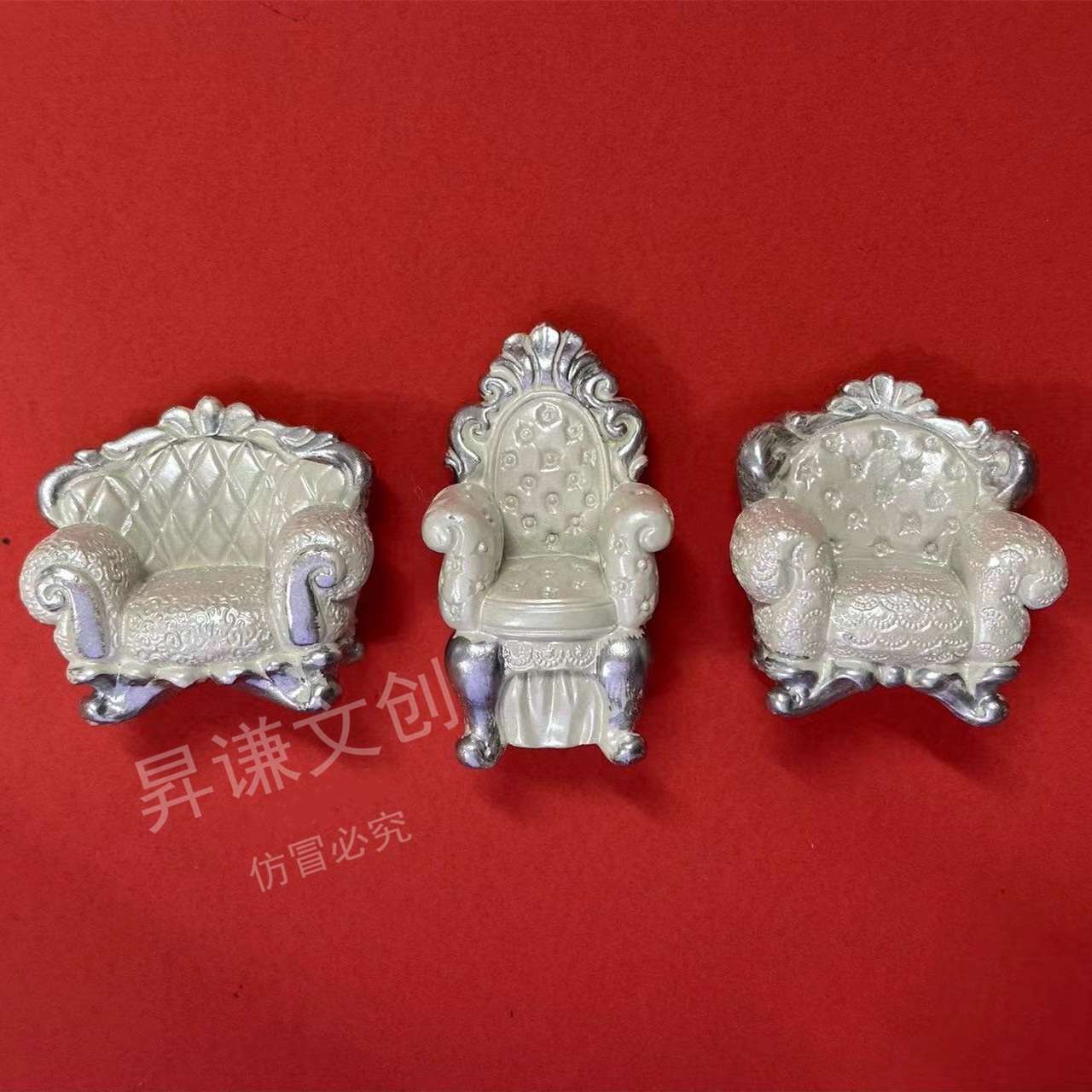 New sofa creative three-dimensional cartoon resin magnetic refrigerator stickers travel commemorative synthetic resin lazy sofa stickers