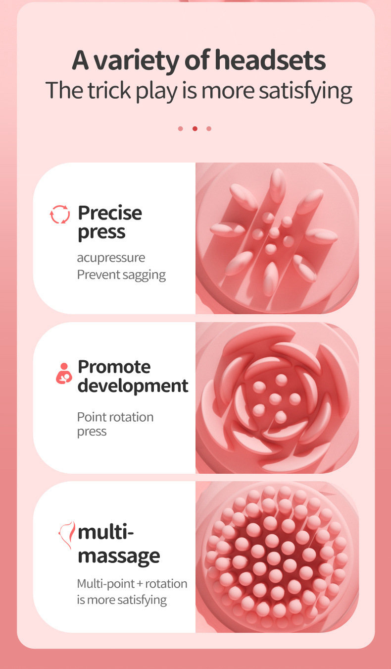 App Controlled Breast Massager With Vacuum Adsorption Technology_voghion.com