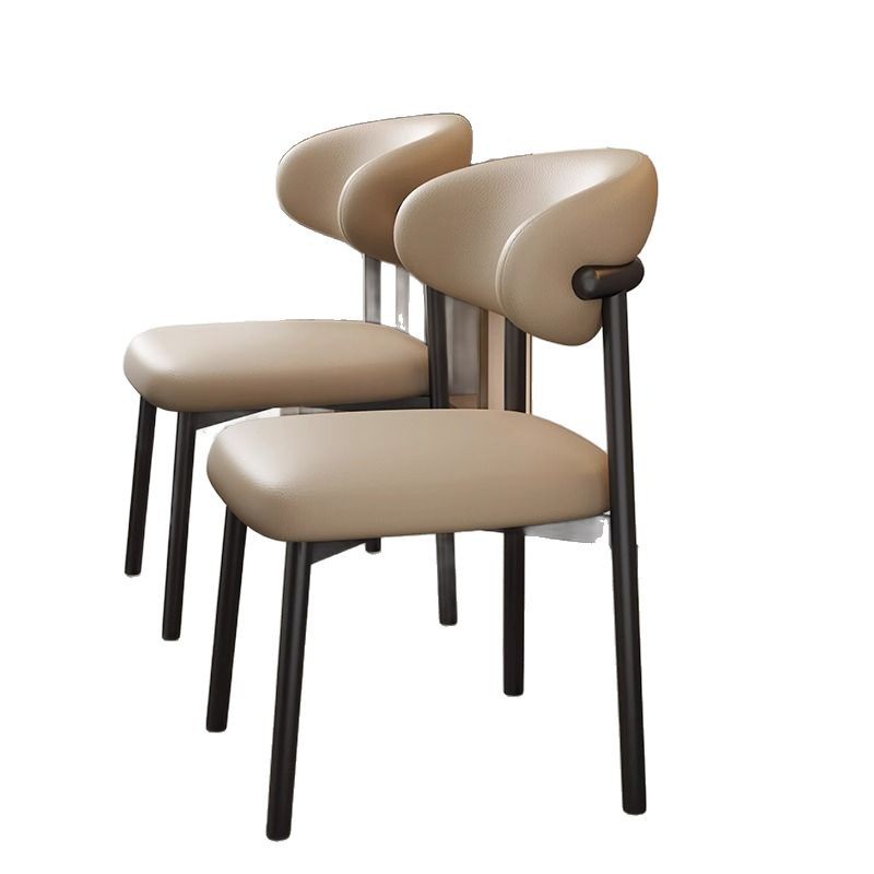 Sencilla y silla de comedor nórdica de celebridades de Internet Silla de comedor de lujo ligera Silla de respaldo de ocio de restaurante Silla de respaldo Hogar Hotel moderno