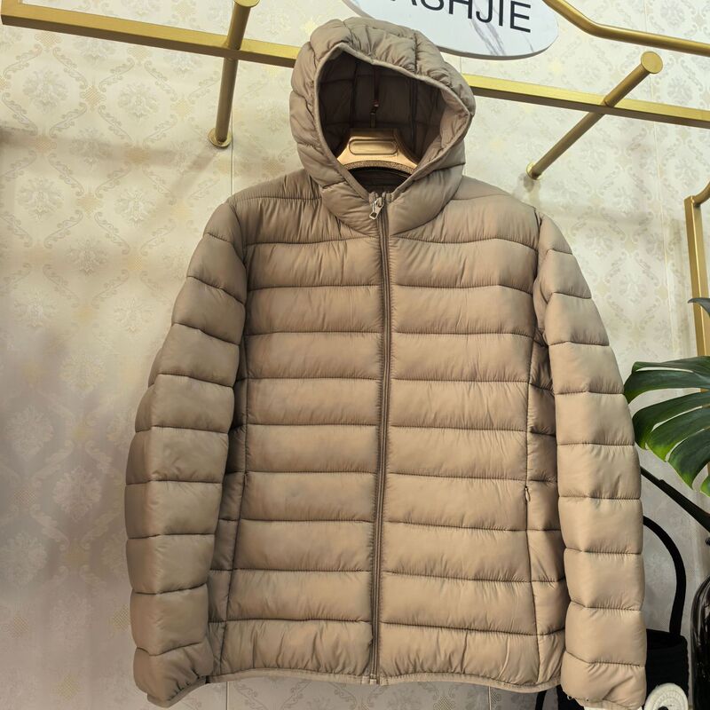 2025 Autumn and Winter New Lightweight Cotton Clothes Women's Hooded Cotton Clothes Jacket Outdoor Casual Hooded Soft Shell Cotton Jacket Women