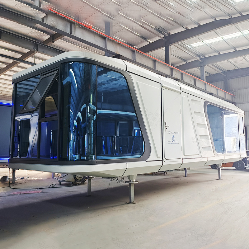 Scenic Spot multifuncional móvil B & B diseño innovador Scenic Spot Park sala de alojamiento de apoyo Net Cápsula de espacio rojo