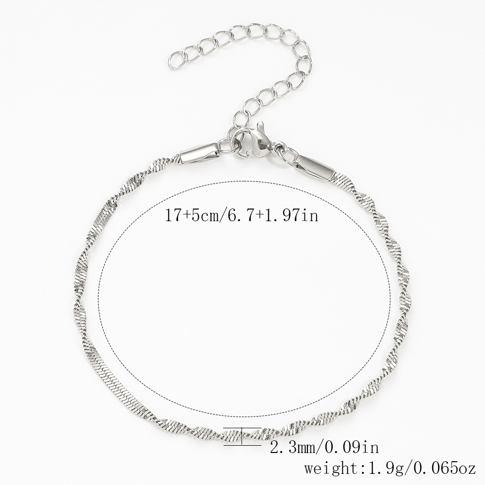 스틸 컬러 [2.3 트위스트 밀도] 17+5cm