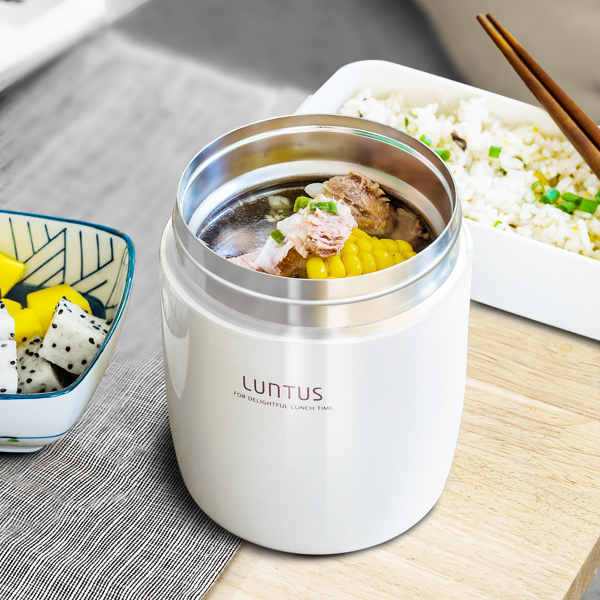 日本焖烧杯闷烧壶罐便携保温桶保温饭盒学生不锈钢焖粥