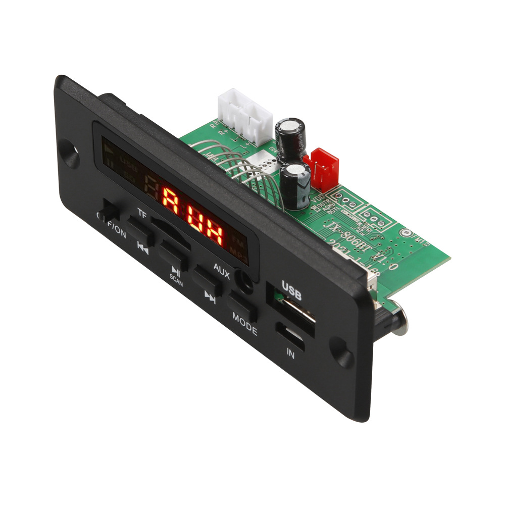 Folder playback 5V and 12V with amplifier MP3 decoding board with recording and call lossless motherboard with Bluetooth
