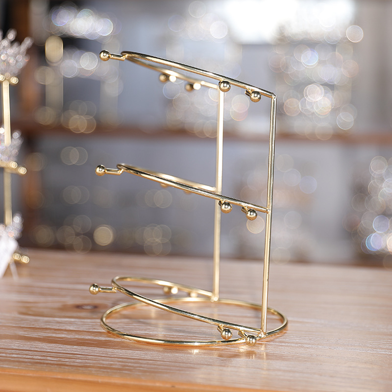 Alloy Material Fashion Solid Color Alloy Jewelry Rack 1 Piece