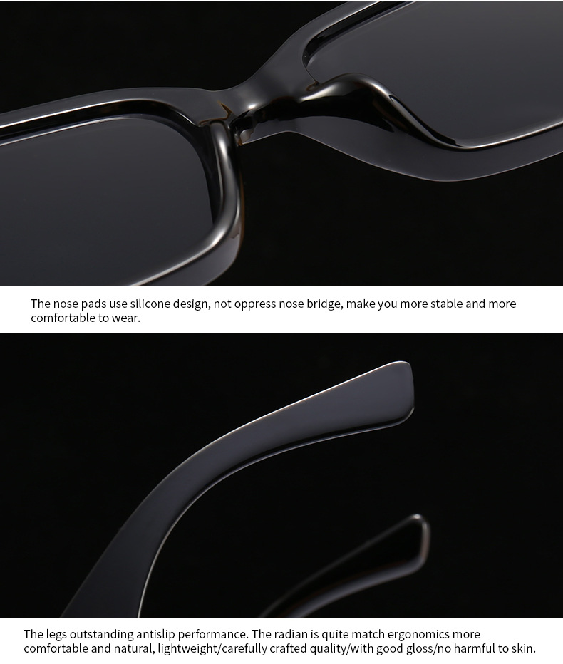 populaarsed moodsad päikeseprillid tänavafotograafias kuulsuste modelli ruudukujulised päikeseprillid naistele 9153_voghion.com