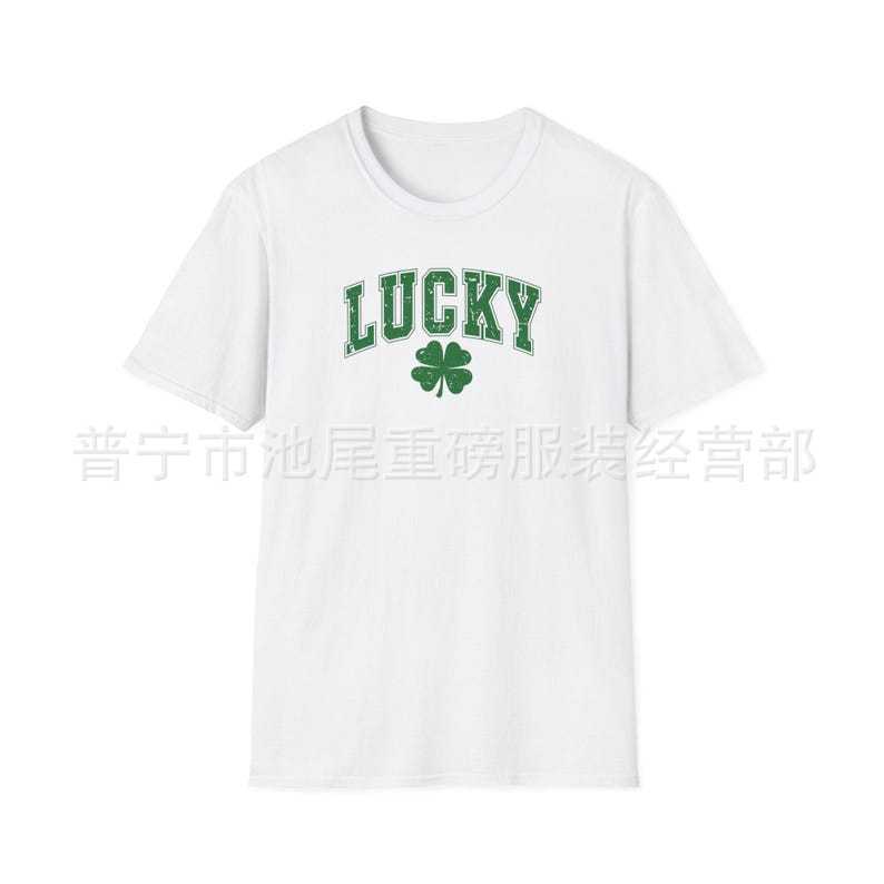 2025 New Summer Printed Round Neck Short Sleeves Custom Case Picture Customization Cross-Border Foreign Trade Amazon