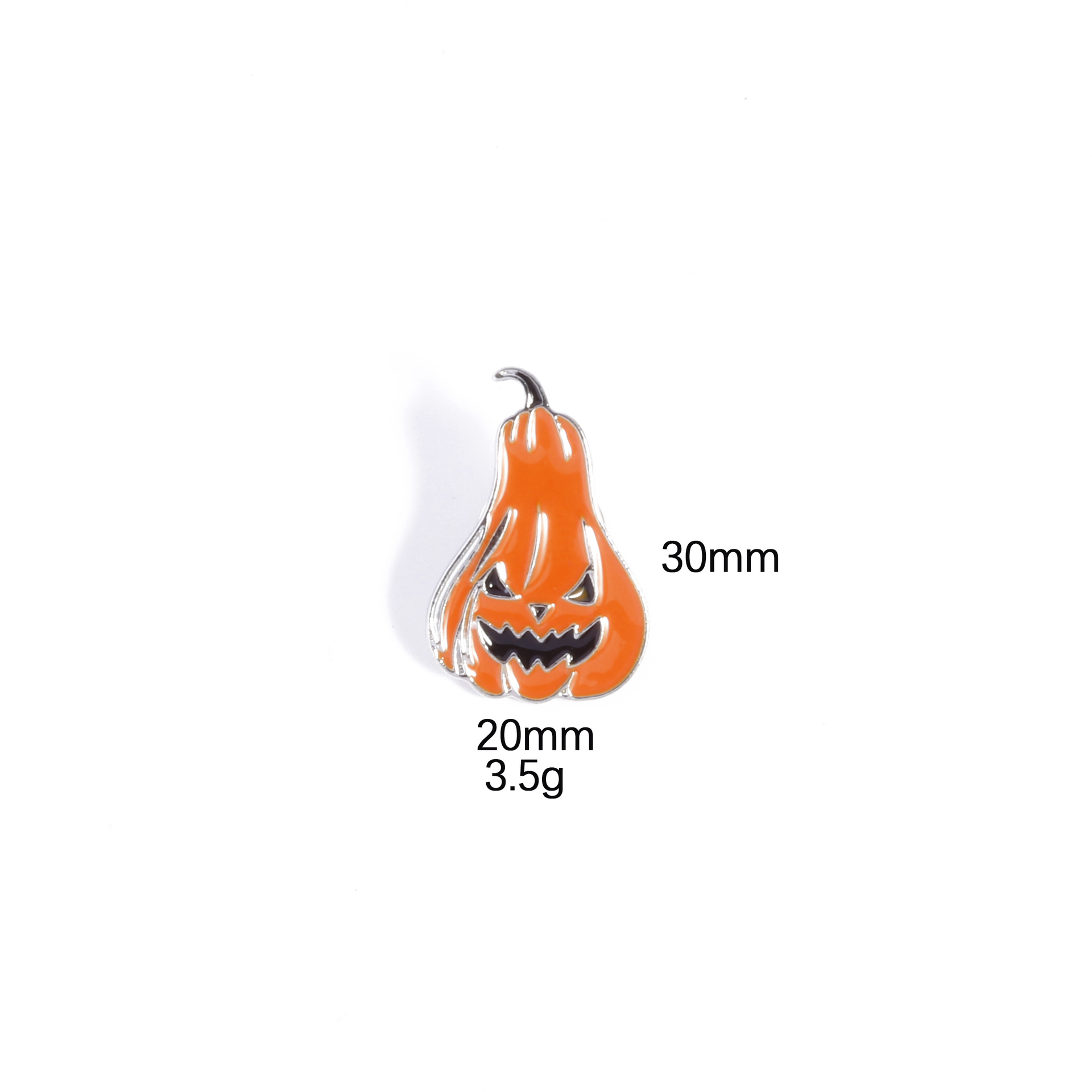 13g Weight Brooches Classification Party, Festival Occasion Zinc alloy Material Halloween Festival Pumpkin, Candy Pattern Unisex Gender Enamel Design Funny, IG Style Style Funny IG Style Pin Pumpkin Candy Zinc Alloy Enamel Unisex Brooches 8