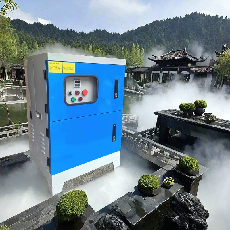 Туман лесной сенсорный распылитель высокого давления хост живописная зона горы и искусственный туман сад пейзаж стиль кемпинга пол распыление тумана охлаждение