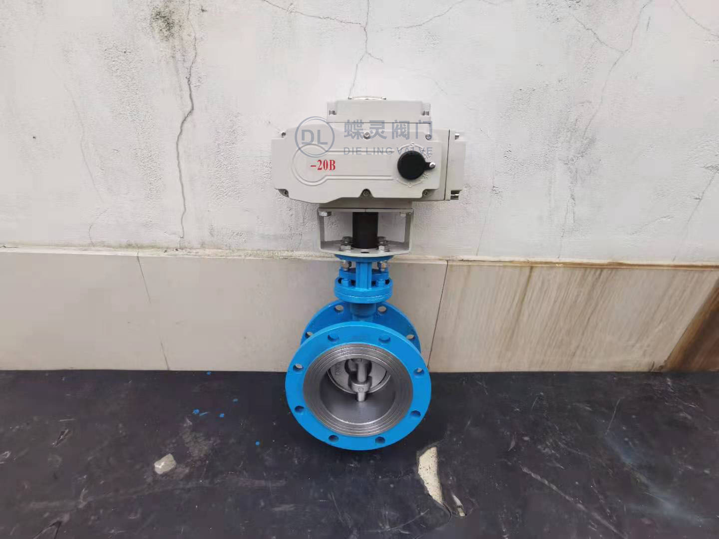 开关型电动涡轮蝶阀 D943H-25C DN125电动钢制蝶阀